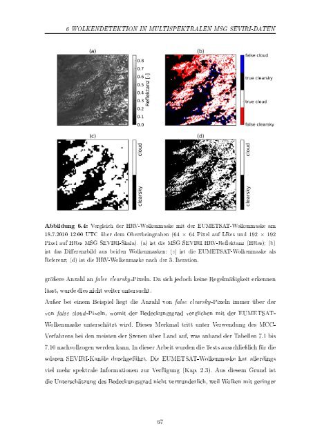 Vergleich zweier Schwellwertalgorithmen zur Wolkendetektion in ...