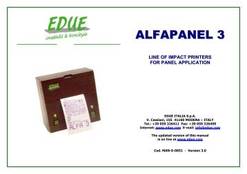 ALFAPANEL 3 - POHL Electronic GmbH