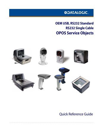 About the Datalogic OPOS Service Objects - Icecat.biz