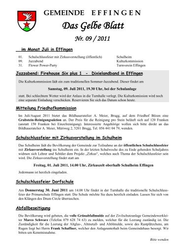 GelbBl1109 [PDF, 125 KB] - Gemeinde Effingen