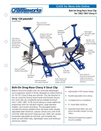 Data Sheet - Chris Alston's Chassisworks