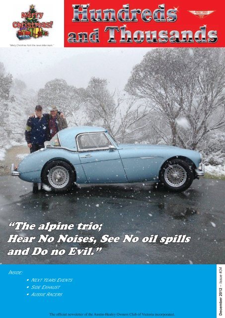 âThe alpine trio; Hear No Noises, See No oil spills and Do no Evil.â