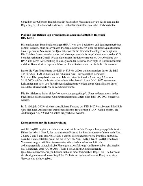Rundschreiben der obersten BaubehÃ¶rde als PDF - Dp-nbg.de