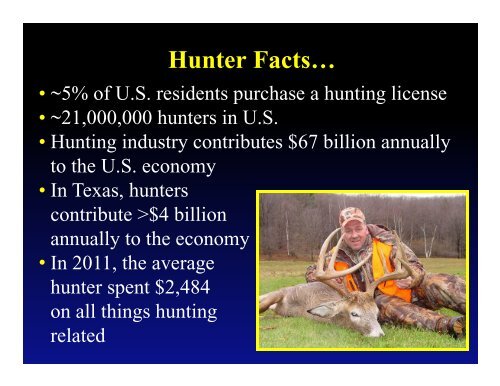 Kip Adams, Director of Education and Outreach, Quality Deer ...