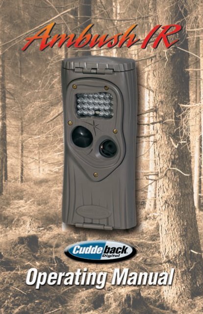 cuddeback digital trail camera manual
