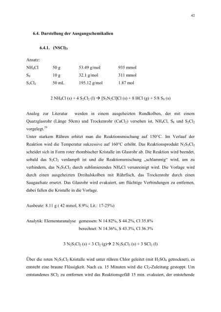 Inhaltsverzeichnis - Anorganische Chemie