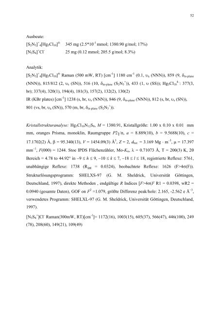 Inhaltsverzeichnis - Anorganische Chemie