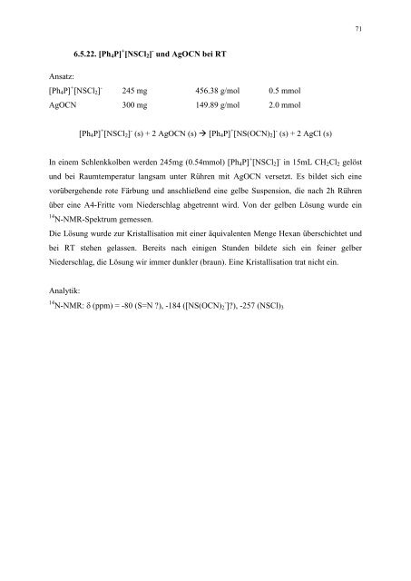 Inhaltsverzeichnis - Anorganische Chemie