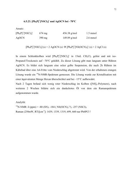 Inhaltsverzeichnis - Anorganische Chemie