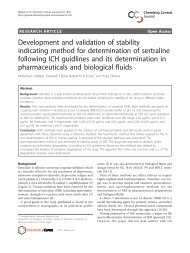 Development and validation of stability indicating method for ...