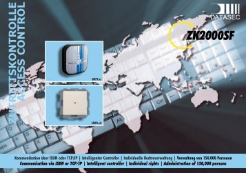 ZK2000SF - DATASEC Electronic Gmbh