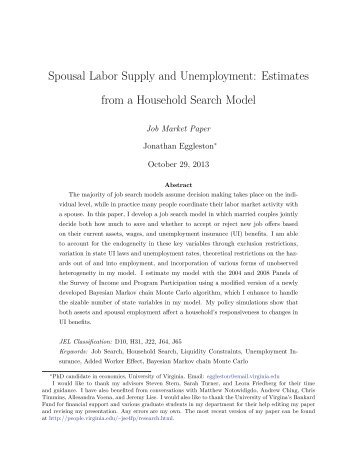 Eggleston Job Market Paper