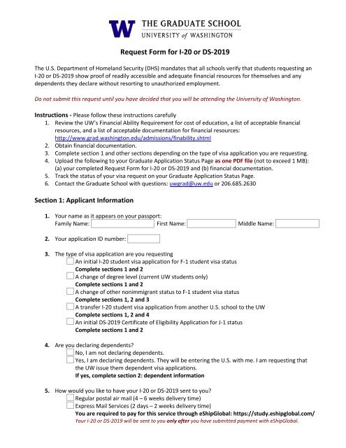 form i 20 student visa