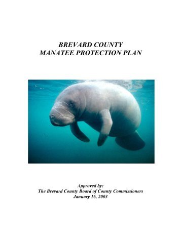 Brevard County Manatee Protection Plan.
