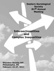 Intersectionalities and Complex Inequalities - Eastern Sociological ...