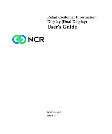 ncr/doc/RealPOS/Other/RealPOS_CustomerInfoDisp... - Alsys Data