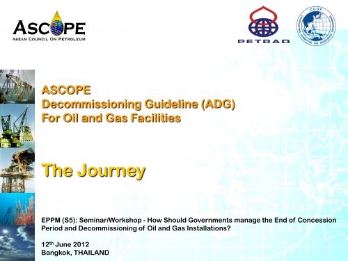 ASCOPE Decommissioning Guideline - CCOP