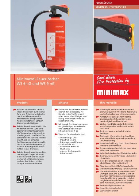 WS 6nG (Kunststoff-Armatur) - Minimax Mobile Services GmbH & Co
