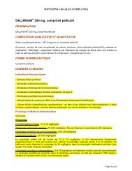 DELURSAN 250 mg, comprimÃ© pelliculÃ© - Aptalis Pharma
