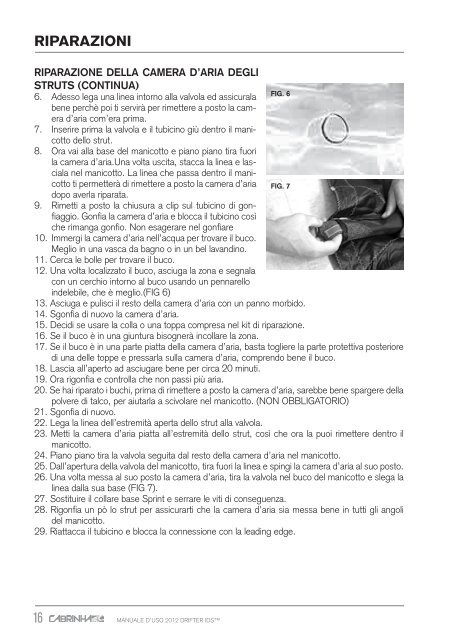 MANUALE D'USO DEI KITE ITALIANO - Cabrinha