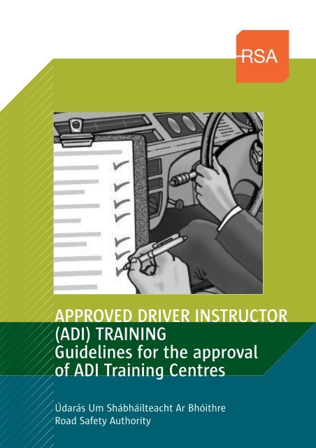 Guidelines for Approval of ADI Training Centres (PDF) - RSA.ie