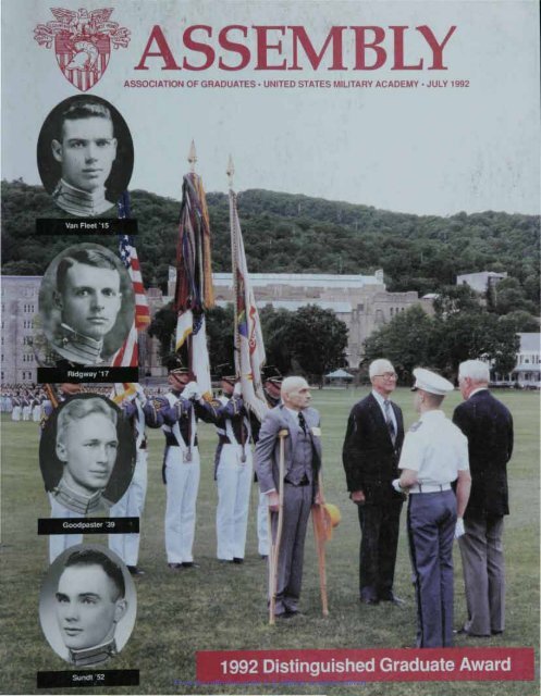 1992 Distinguished Graduate Award - USMA Library Digital