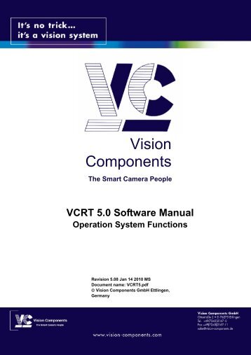 Vision Components - Site ftp Elvitec
