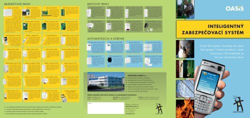 7. OASiS 2009.pdf - JABLOTRON Slovakia sro