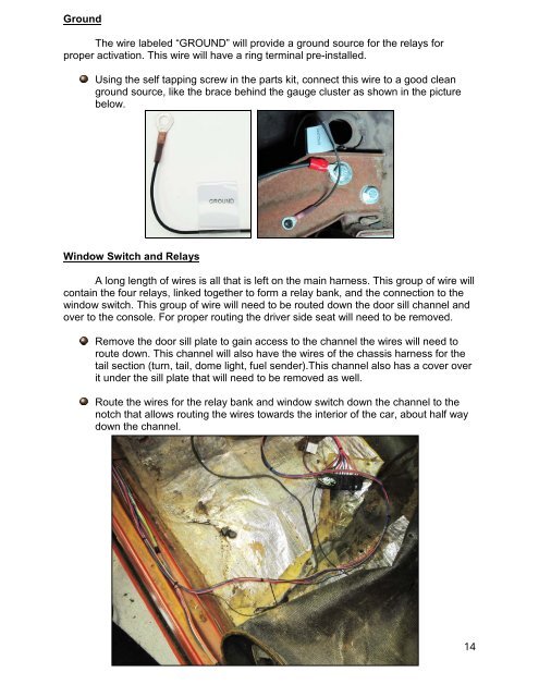 Wire Harness Installation Instructions - Painless Performance