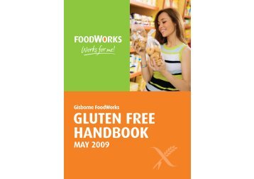 gluten free handbook - Williamson's FoodWorks