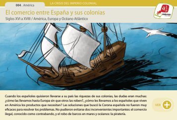El comercio entre EspaÃ±a y sus colonias - Manosanta