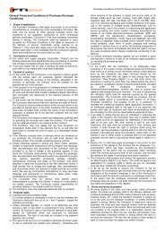 General Terms and Conditions of Purchase (Purchase ... - FTI Group