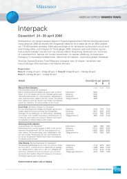 Interpack - American Express Business Travel
