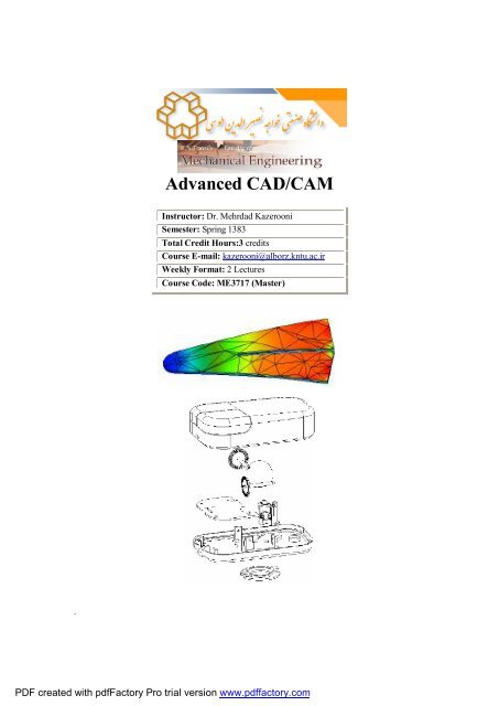Advanced CAD/CAM