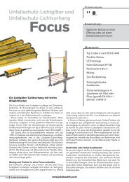 Focus Unfallschutz-Lichtgitter und Unfallschutz-Lichtvorhang