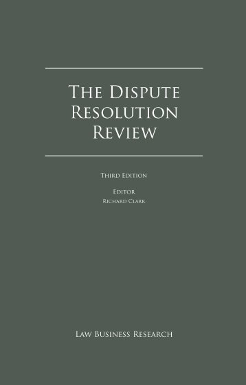 Dispute Resolution Review (Third Edition) - British Virgin ... - Appleby