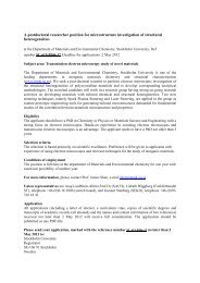 A postdoctoral researcher position for microstructure investigation of ...