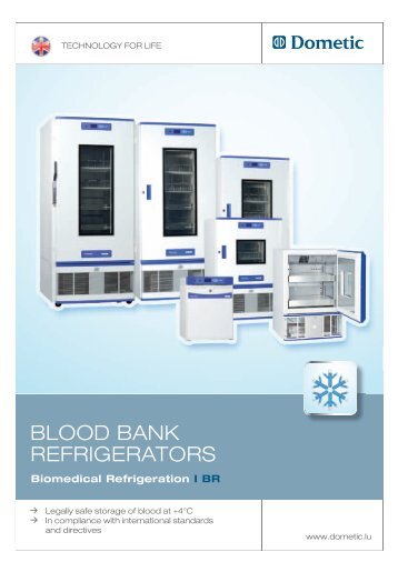 BLOOD BANK REFRIGERATORS