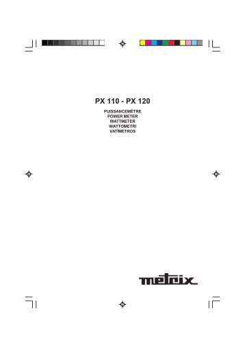 PX 110 - PX 120 - Chauvin Arnoux
