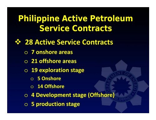 Status of Decommissioning in the Philippines - CCOP