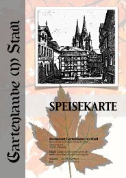 SPEISEKARTE - Gartenlaube-Marburg