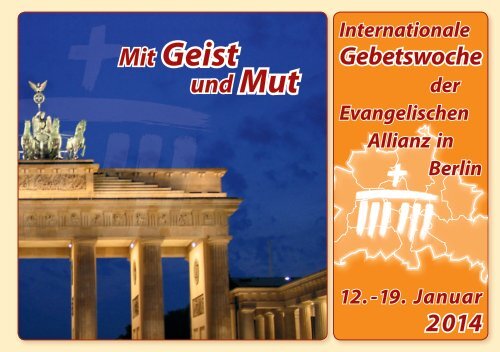 Mit Geist und Mut - Evangelische Allianz Berlin