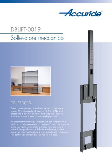 DBLIFT-0019 Sollevatore meccanico - Accuride