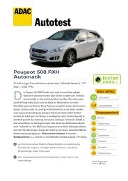 Umfassender Test Peugeot 3008 Hdi Fap 150 Platinum Adac
