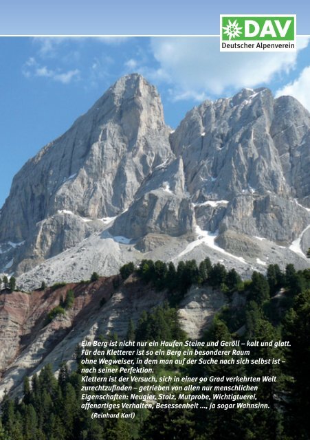 Gemeinschaftstouren - Alpenverein Garmisch-Partenkirchen