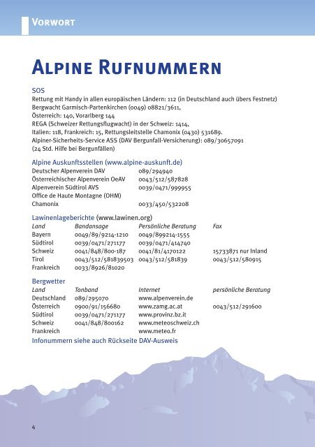 Gemeinschaftstouren - Alpenverein Garmisch-Partenkirchen