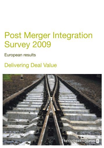 Post Merger Integration Survey 2009 - PwC