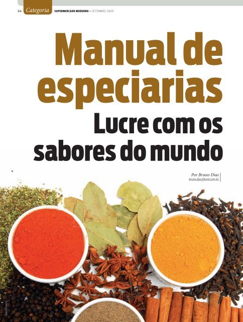 Clique para baixar o Manual de Especiarias - Supermercado Moderno