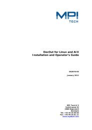 DocOut for Linux and AIX - MPI Tech