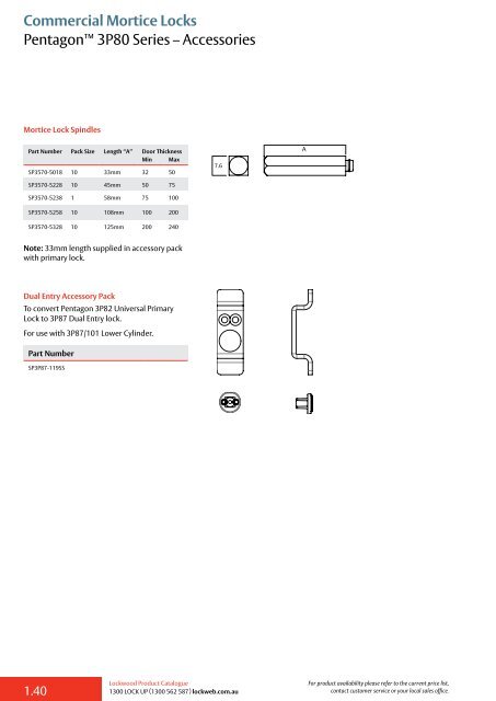 Commercial Mortice Locks - HA Reed Locksmiths